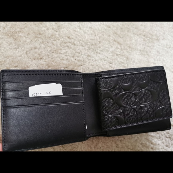 F75371/BLK、COACH COMPACT ID WALLET - Picture 3 of 4